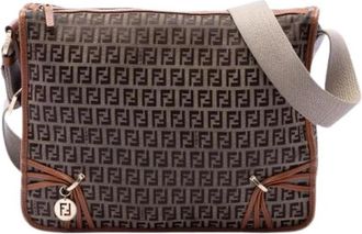 Fendi Pre-owned Vintage Crossbody Bag - Dames - Vintage Schoudertas - Bruin - ONE Size - Leer - Vintage
