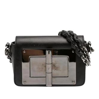 Tom Ford Pre-owned Natalia Cross Body Bag - Dames - Pre-owned - Zwart - Maat: ONE Size Leer