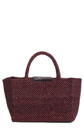 Proenza Schouler Chelsea Woven Raffia East/West Tote in Plum at Nordstrom