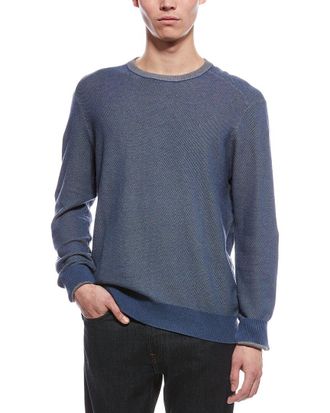 Raffi Cashmere-Blend Honeycomb Shirt