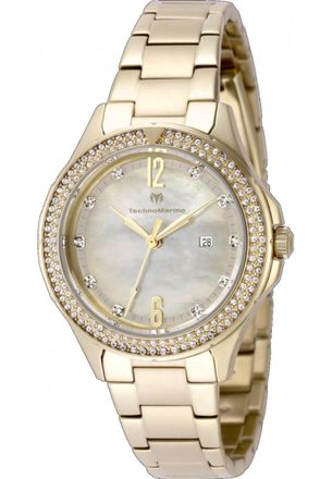 Technomarine Womens TM-826012 Ladies Luna Tides Watch - Gold - One Size