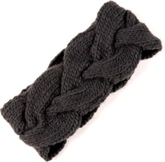 Nirvanna Designs Braided Headband in Smoke at Nordstrom