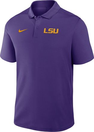 Nike LSU Primetime Victory Primary Logo Nike Mens Dri-FIT College Polo in Purple | 035851LLSN-KJH