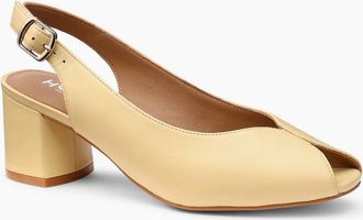 Hotter Womens Studio Womens Court Shoes - Tan - Size: 4.5