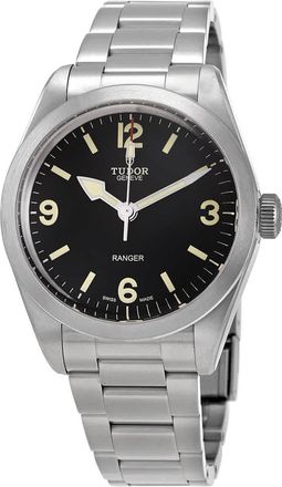 Tudor Ranger Automatic Black Dial Mens Stainless Steel Watch M79950-0001