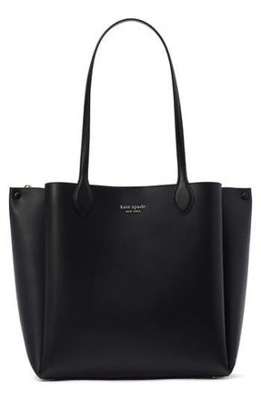 Kate Spade New York large carlyle leather tote in Black at Nordstrom Rack