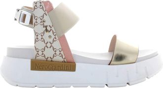 Nero Giardini Womens T. brill Platform Sandals In Platino