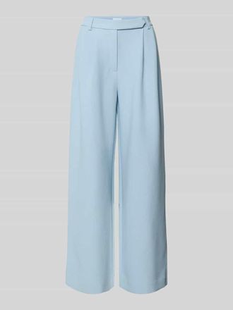 Jake*s Wide Fit Stoffhose mit Viskose-Anteil in Bleu, Gr&ouml;&szlig;e 32