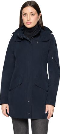 Gil Bret Outdoorjacke GIL BRET, Damen, Gr. 36, schwarz navy, Web, Obermaterial: 100% Polyester, unifarben, regular fit normal, Jacken Outdoorjacke, mit Kapuze