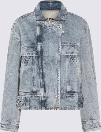 Isabel Marant Jackets Blue And Green-Donna