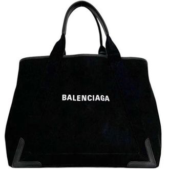Balenciaga Pre-owned Tote Bags, unisex, Black, Size: ONE SIZE Pre-owned Vintage Tote Bag