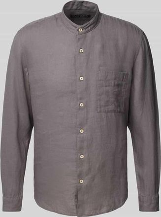 Marc O'Polo Regular Fit Freizeithemd aus reinem Leinen in Graphit, Größe XXL