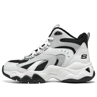 Skechers (WMNS) Skechers DLites Sneaker White Grey Black 168014-WBK