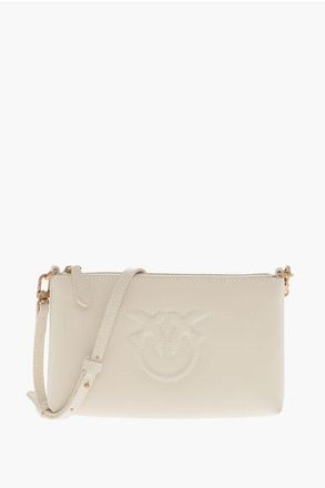 Pinko Leather Shoulder Bag with Removable Strap size Unica
