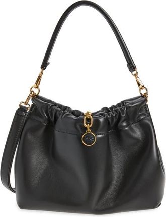 Etro Medium Vela Blossom Shoulder Bag in Black at Nordstrom