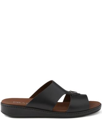 Prada leather sandals - Black