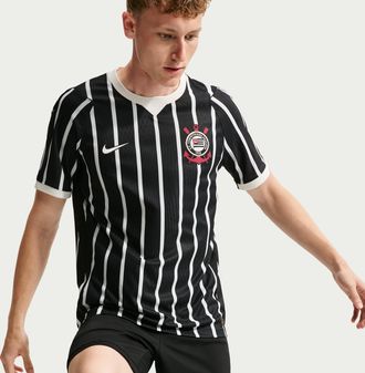 Nike S.C. Corinthians 2026/27 Match Away Nike Mens Aero-FIT Soccer Authentic Jersey in Black | II3104-010