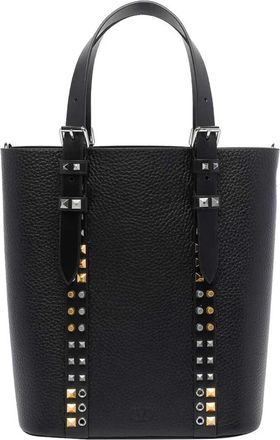 Valentino Garavani Borsa Tote Small Rockstud - - Bags - Donna - Nero - ONE SIZE
