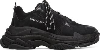 Balenciaga Black Triple S Chunky Sneakers Size 42.5