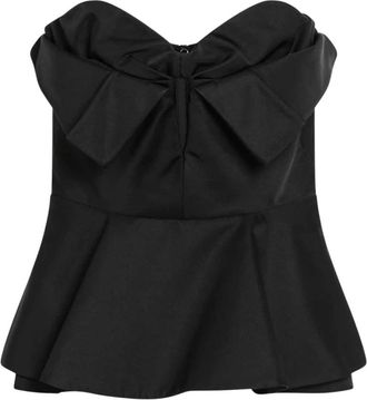 Alexander McQueen Top Cors&eacute; sin Tirantes - Tops - Mujer - Negro - M
