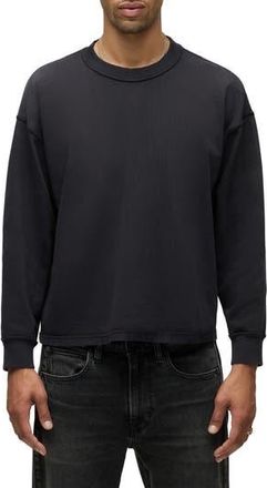 Hudson Heavyweight Cotton Long Sleeve T-Shirt in Forest Black at Nordstrom Rack, Size Xx-Large