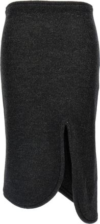 Victoria Beckham Padded Tube Detail Skirt