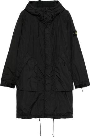 Stone Island Cappotto con cappuccio - Nero