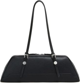 Marni Tassen, Dames, Zwart, ONE Size, Zwarte tas met dubbele bovenhandgreep