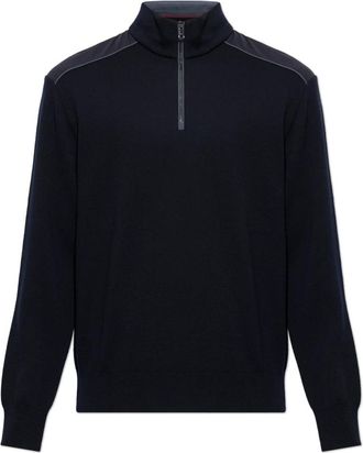 Paul & Shark Turtleneck Trui - Heren - Coltruien - Blauw - XL - Wol - Truien & Vesten