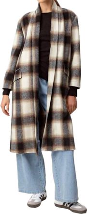 Sundays Alaska Coast In Ash Brown Plaid
