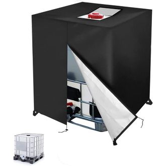 OEM Lona Para Tanque Ibc De 1000 L, Cubierta Protectora, Resistente A Los Rayos Uv, A Prueba De Polvo, Cubierta Para Contenedor Ibc, Lona Impermeable (neg