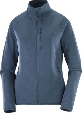 Salomon Essential Lightwarm - Dames - Binnenjassen - Blauw - XS - Polyester - Fitness