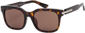 Alexander McQueen Zonnebrillen - unisex - Zonnebrillen - Bruin - 54 MM - Accessoires