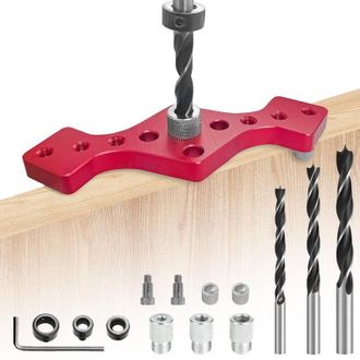 OEM Gabarit De Per&ccedil;age R&eacute;glable, Detector De Trous 6/8/10 Mm Para El Trabajo De La Madera, Gu&iacute;a De Per&ccedil;age R&eacute;glable-crezuo