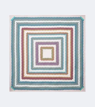 Missoni Zigzag silk twill scarf