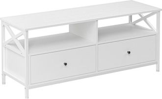 Vasagle Mueble de tv para 55 pulgadas de color blanco