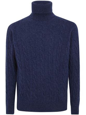 FILIPPO DE LAURENTIIS Sweater Turtle Neck Braided Sweater
