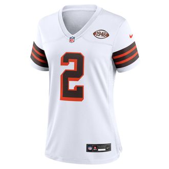 Nike Shedeur Sanders Cleveland Browns Nike Womens NFL Game Jersey in White | 67NW0BAX9IF-FGG