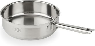 BOJ Sartén sauté en acero inoxidable d24cm