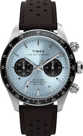 Timex Waterbury Heritage Mens Brown Watch TW2Y70600 Leather - One Size