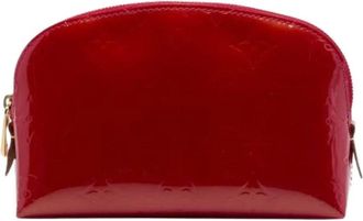Louis Vuitton Pre-owned Vernis Pouch - Dames - Vintage Clutch - Rood - ONE Size - Leer - Vintage