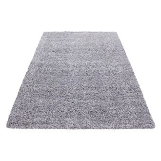 Nazar Rugs Alfombra de interior de pelo largo Gris claro-100x200