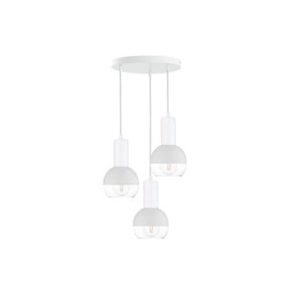 Netlighting Ice Cluster Pendant Ceiling Light White 30cm 3x E27