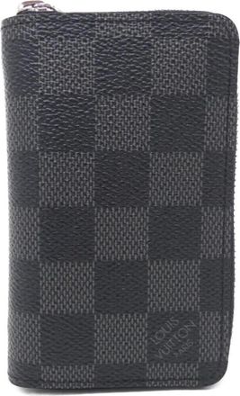 Louis Vuitton Graphite Coated Canvas Coin Purse/Coin Case (Pre-Owned)