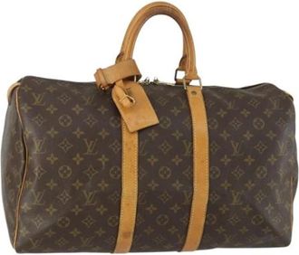 Louis Vuitton Pre-owned Weekend Bags, female, Brown, Size: ONE SIZE Pre-owned Canvas louis-vuitton-bags