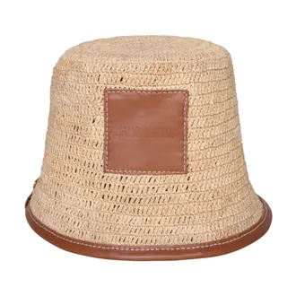 Jacquemus Hats, female, Brown, Size: 60 CM Soli Bucket Hat