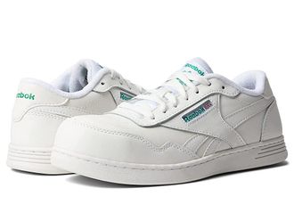 Reebok Club Memt Work EH Comp Toe Womens Shoes White/Green : 10.5 B - Medium, Leather
