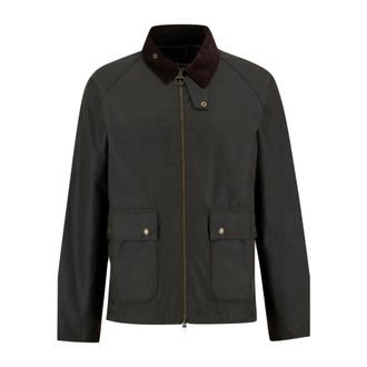 Barbour Jassen, Heren, Bruin, M, Leer, Bedale Wax Jacket