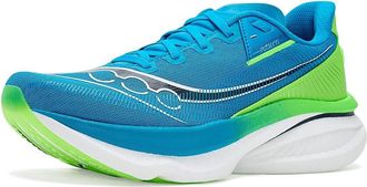 Saucony Endorphin Azura Mens Shoes Cobalt/Slime : 12.5 D - Medium, Leather