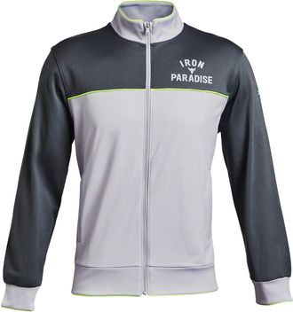 Under Armour Mens Project Rock Knit Full Zip Track Jacket (Small, Mod Gray/Mod Gray)